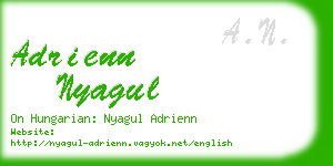 adrienn nyagul business card